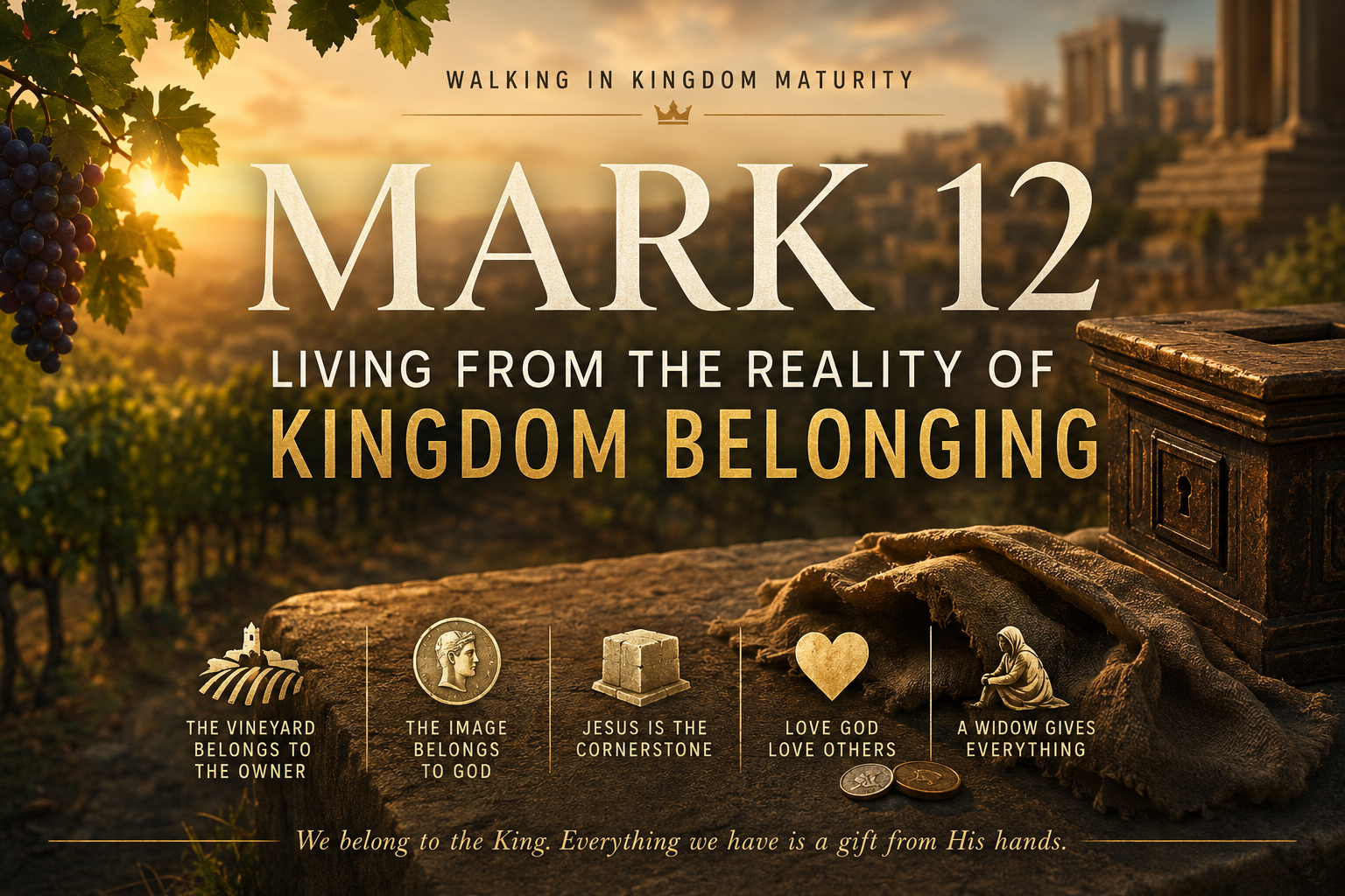 Mark 12 – Living From the Reality of Kingdom Belonging